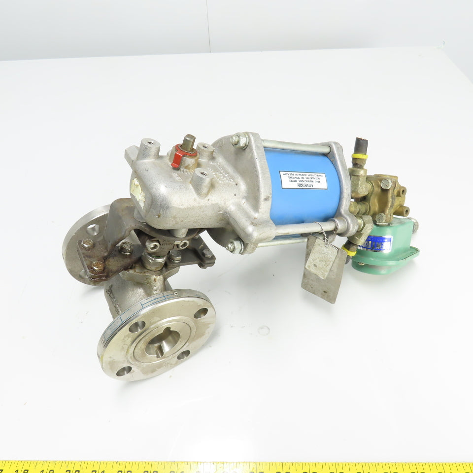 Jamesbury ST 50E 1-1/2" Stainless Steel Pneumatic Valve Actuator 150PSI Max