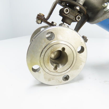 Jamesbury ST 50E 1-1/2" Stainless Steel Pneumatic Valve Actuator 150PSI Max