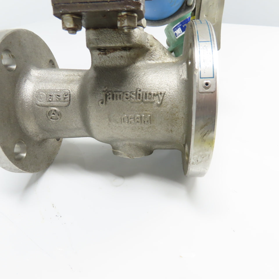 Jamesbury ST 50E 1-1/2" Stainless Steel Pneumatic Valve Actuator 150PSI Max