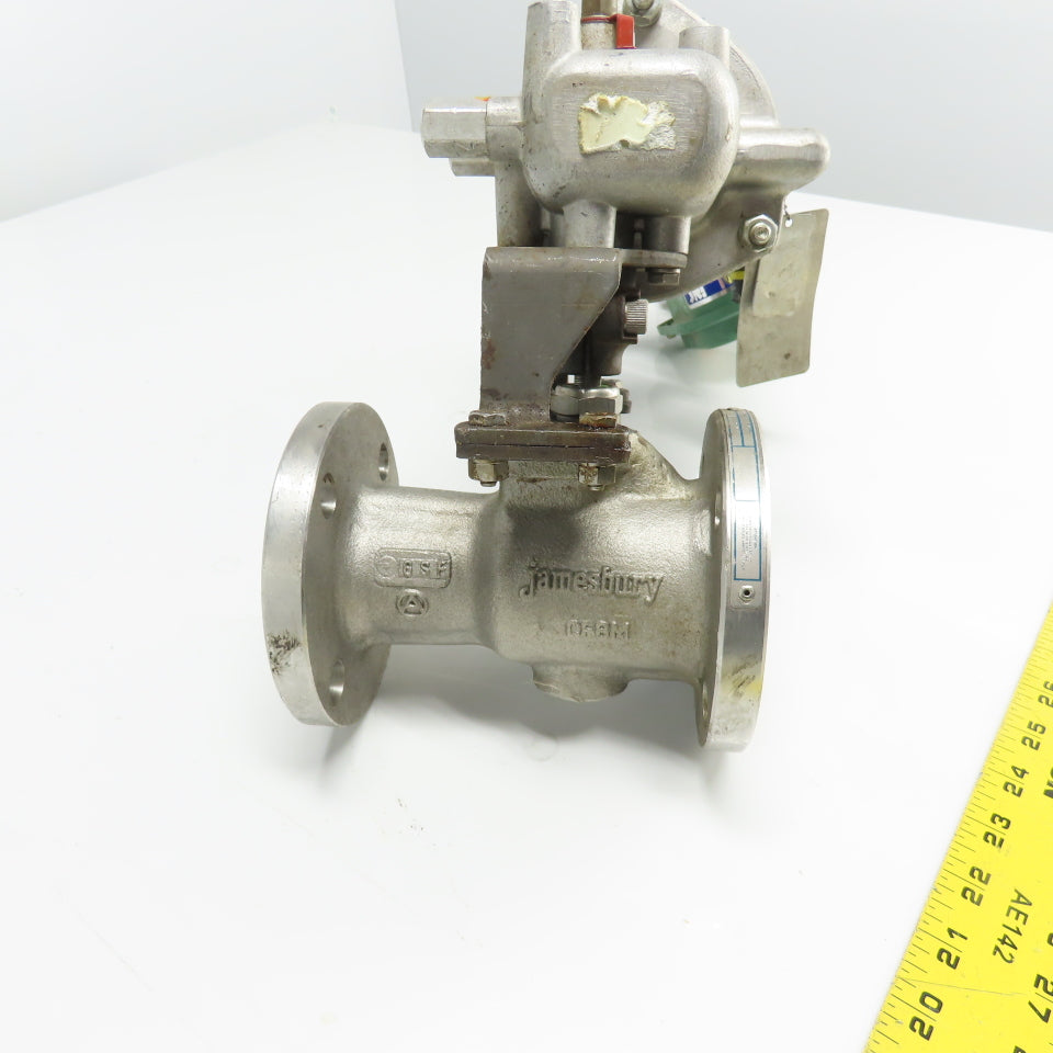 Jamesbury ST 50E 1-1/2" Stainless Steel Pneumatic Valve Actuator 150PSI Max