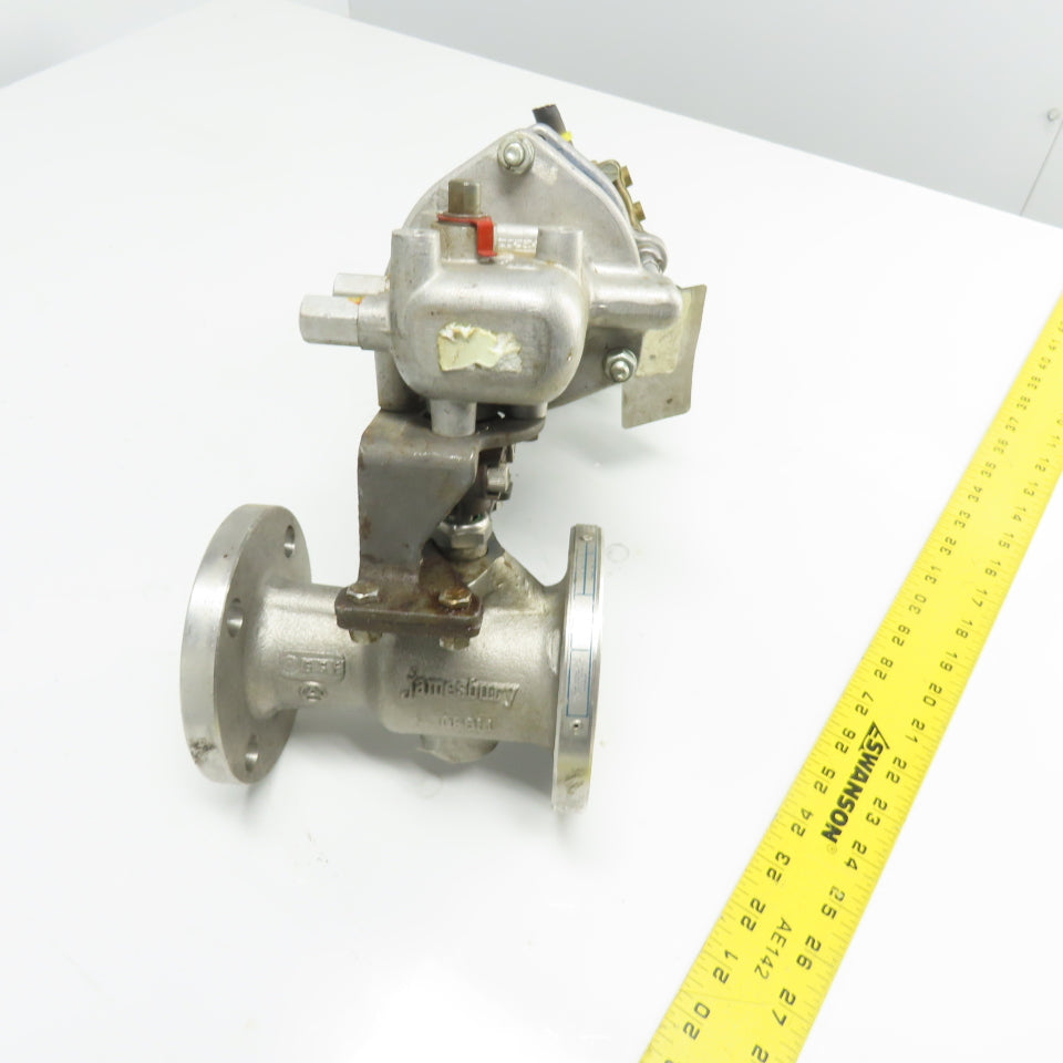 Jamesbury ST 50E 1-1/2" Stainless Steel Pneumatic Valve Actuator 150PSI Max