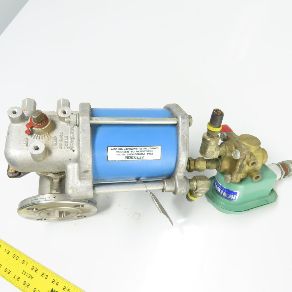 Jamesbury ST 50E 1-1/2" Stainless Steel Pneumatic Valve Actuator 150PSI Max