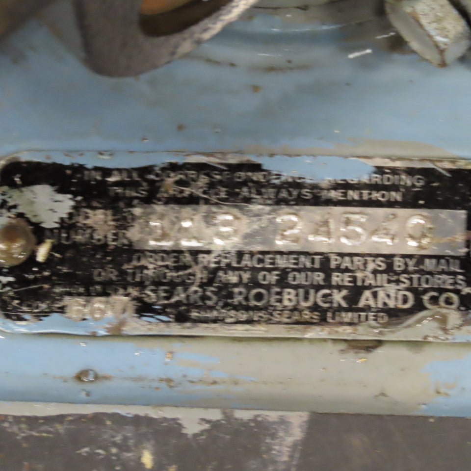 Craftsman 133.24540 110V 1Ph Vintage Sears Drill Press Needs Parts! AS/IS