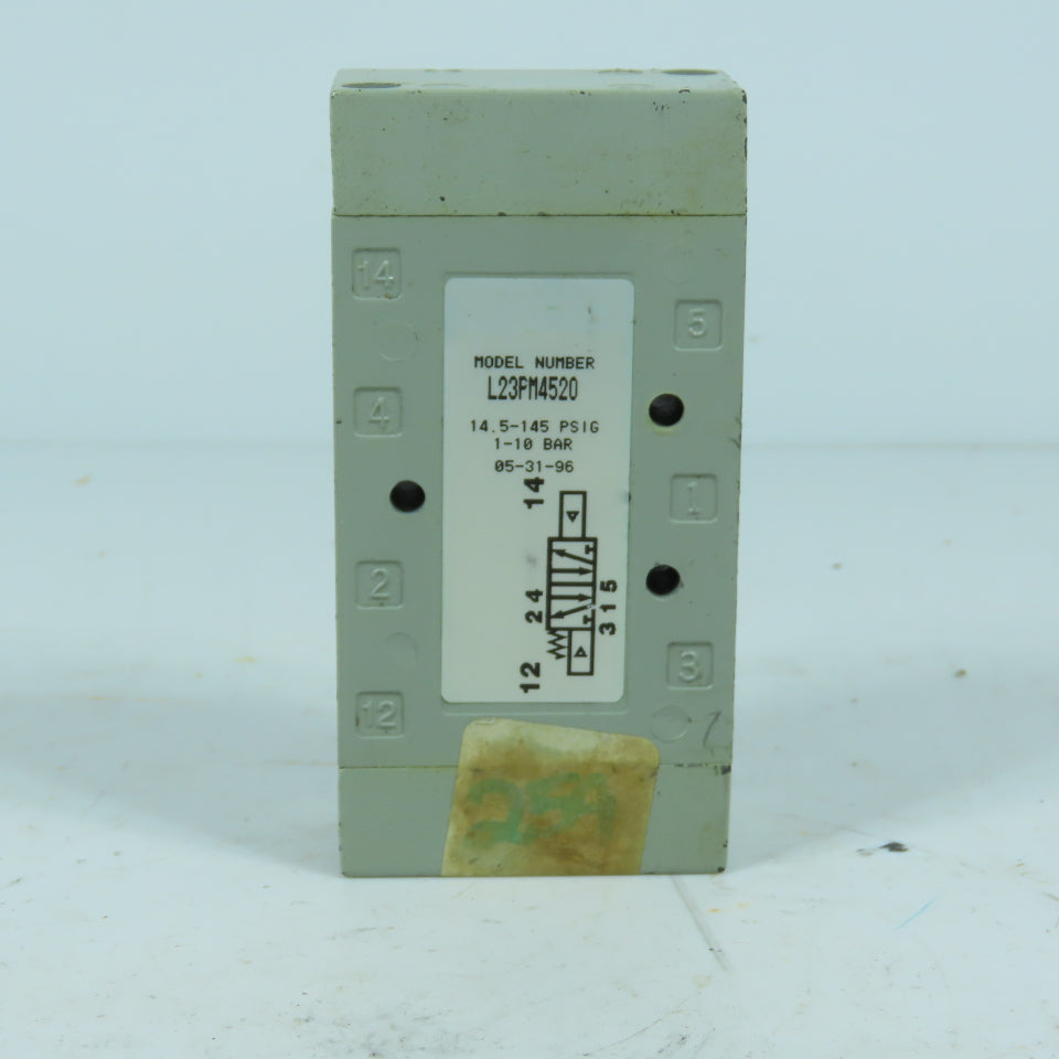 Numatics L23PM4520 Pneumatic Valve 145PSIG
