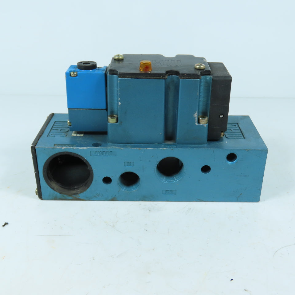 MAC PME-591DAAG 6313D-000-PM-591DA Pneumatic Valve Assembly 24VDC 4-Way