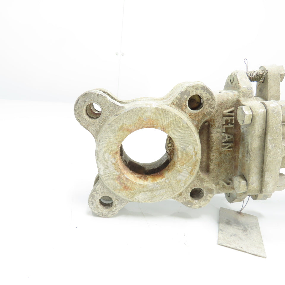 Velan L08-0310C-13SL 2" Stainless Knife Gate Valve SS316 Class 150