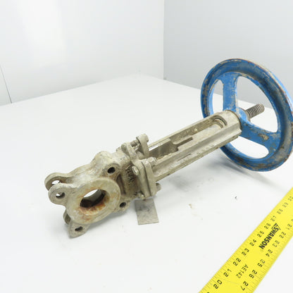 Velan L08-0310C-13SL 2" Stainless Knife Gate Valve SS316 Class 150