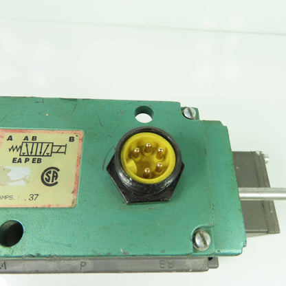Numatics A23SA4000S Solenoid Valve 150PSIG (No Coil) W/ Manifold Block