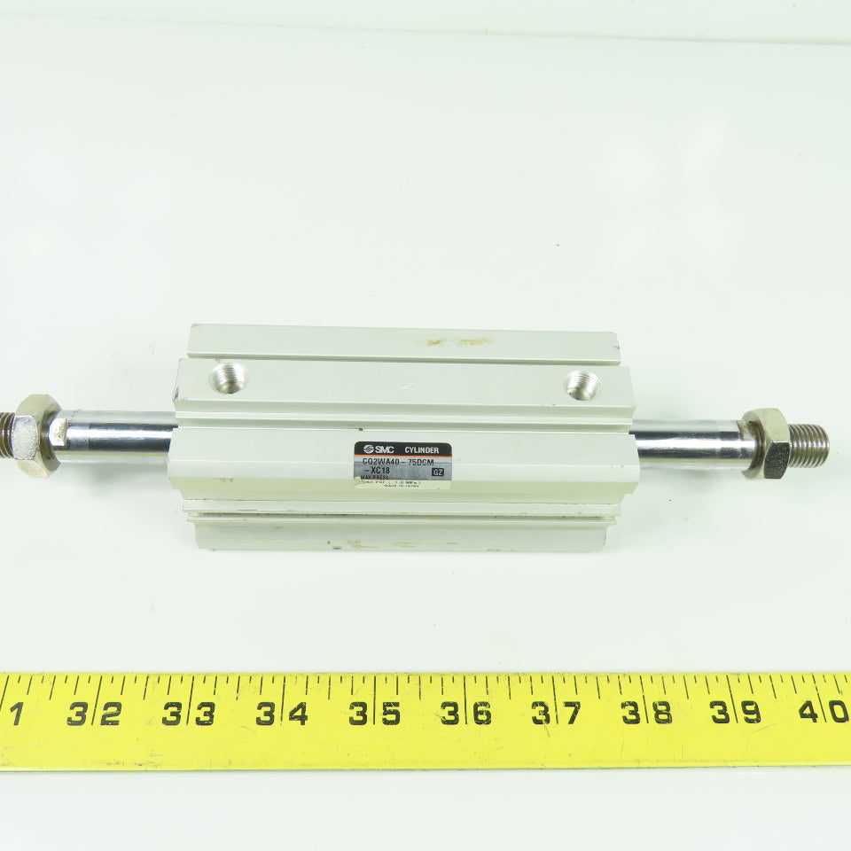 SMC CQ2WA40-75DCM-XC18 Pneumatic Air Compact Cylinder 145PSI 75mmStroke 40mmBore
