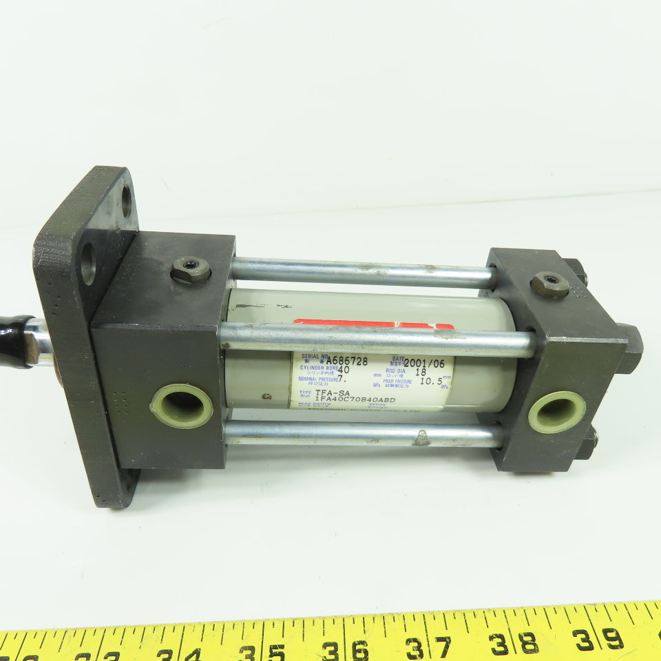 Toyooki TFA-SA 1FA40C70B40ABD Hydraulic Cylinder 40mm Bore 40mm Stroke