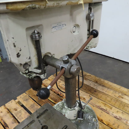 Walker Turner 15" Bench Model Drill Press 7" Throat 115-208/230V 4" Stroke