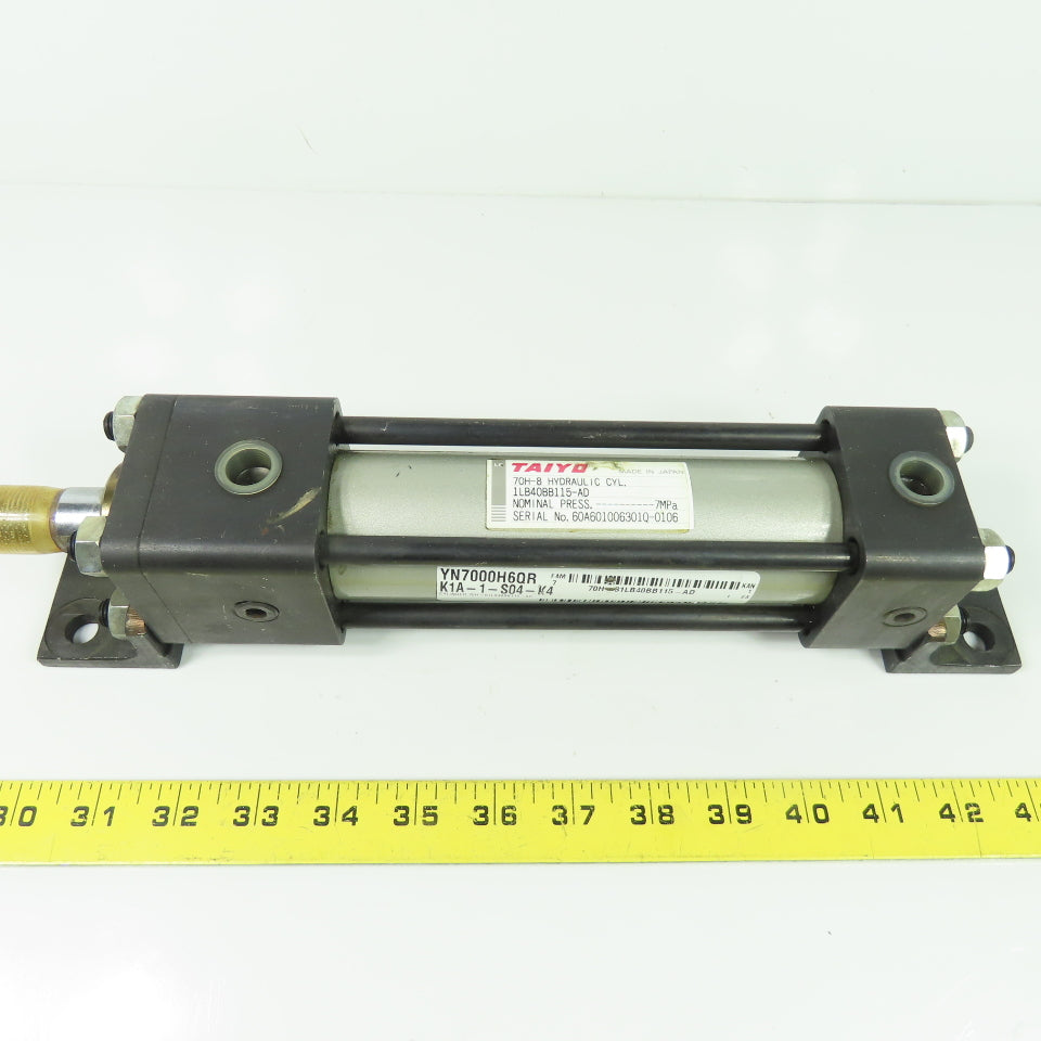 Taiyo 70H-8 1LB40BB115-AD Double Act. Hydraulic Cylinder 40mm Bore 115mm Stroke