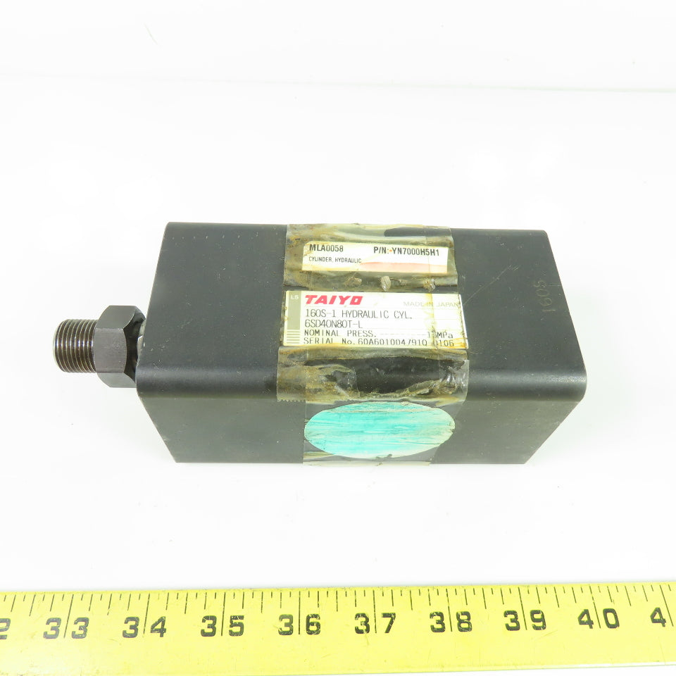 Taiyo 160S-1 6SD40N80T Hydraulic Cylinder 40mm Bore 80mm Stroke 16MPa