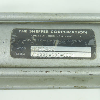 The Sheffer corp 2MASL4CC Double Acting Pneumatic Cylinder 4" Stroke 2" Bore