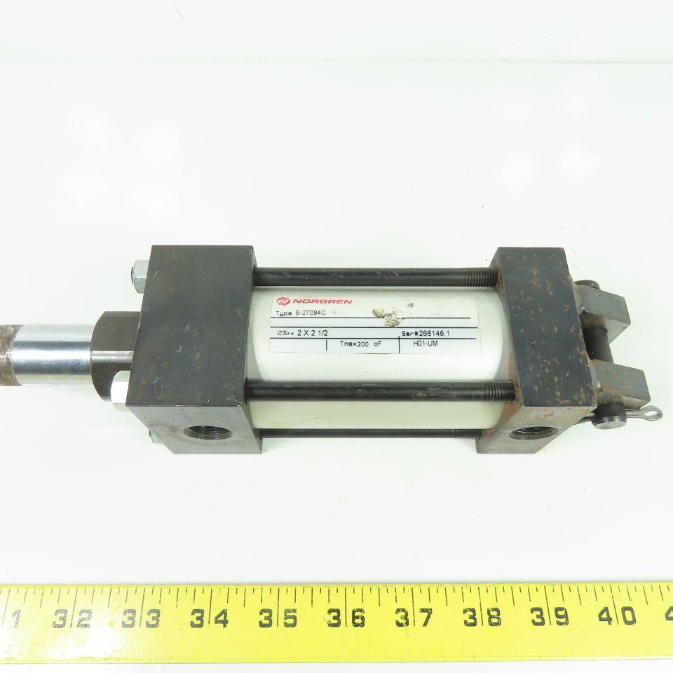 Norgren S-27084C Double acting Pneumatic Cylinder 2" Bore 2-1/2" Stroke