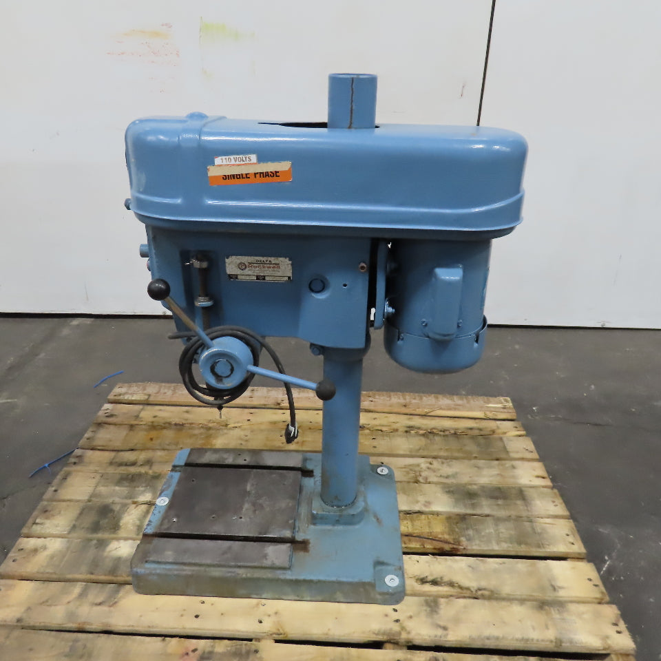 Rockwell 15-665 15" Bench Model Drill Press 7" Throat 115-208/230V 6" Stroke