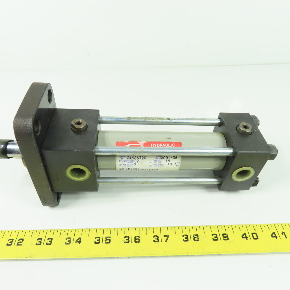 Toyo-Oki TFA-SA 1FA32B70B55ABD Hydraulic Cylinder 32mm Bore 55mm Stroke 10.5MPa