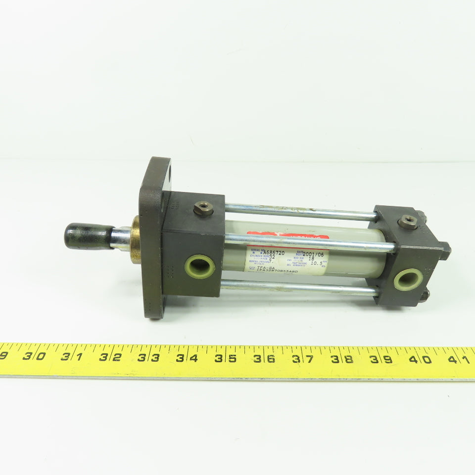 Toyo-Oki TFA-SA 1FA32B70B55ABD Hydraulic Cylinder 32mm Bore 55mm Stroke 10.5MPa