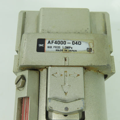 SMC AF4000-04D Pneumatic Air Filter 1.0MPa Max 1/2" NPT