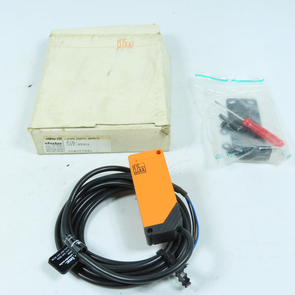 IFM Electronics OT5001 OTT-FPKG Photoelectric Sensor 10-55VDC New