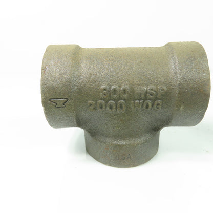 1" Malleable Black Iron Pipe Tee 300WSP 3000WOG Lot Of 3