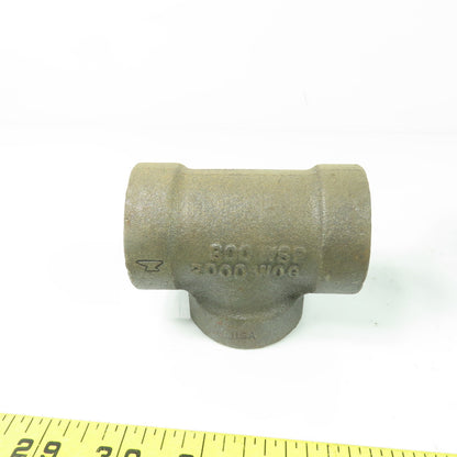 1" Malleable Black Iron Pipe Tee 300WSP 3000WOG Lot Of 3