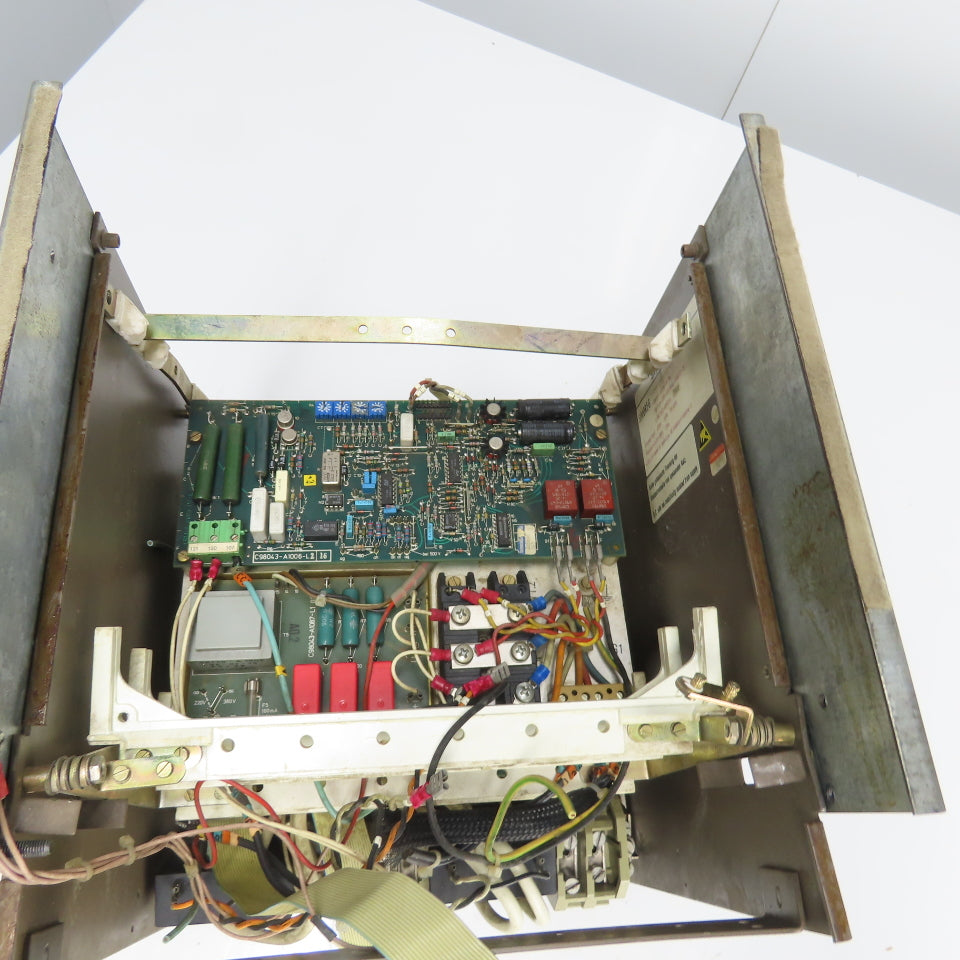 Siemens 6RA2632-6DV57-0 Simoreg DC Drive Converter Slot Rack Assembly (AS IS)