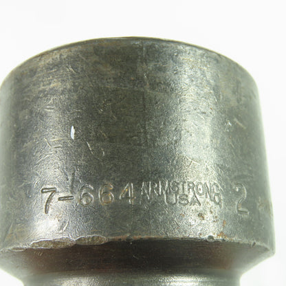 Armstrong 7-664 2" 6-Point Impact Socket 1" Drive USA