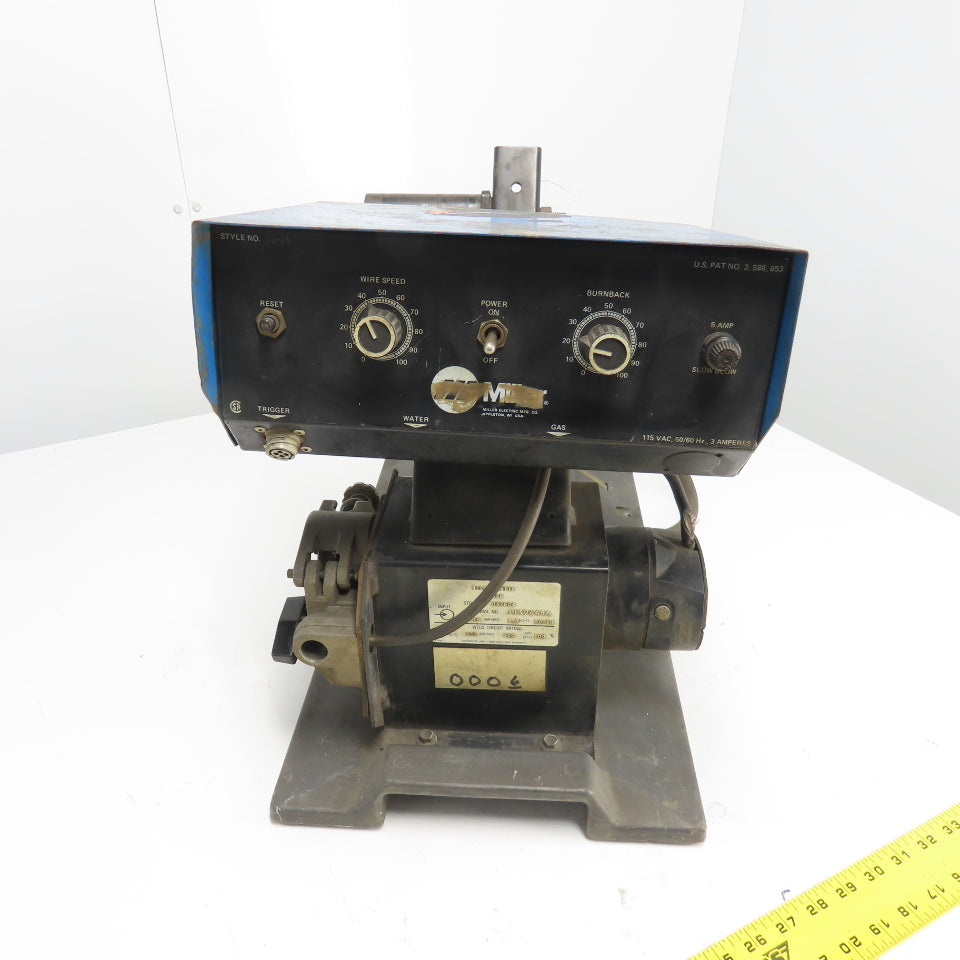 Miller S-52E Millermatic Mig Welder Wire Feeder 115V 3A Input (Parts Or Repair)