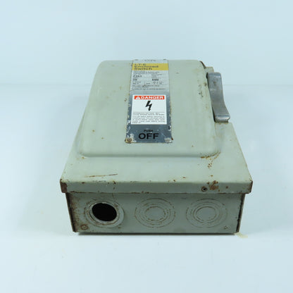ITE F351 30A, 3-Pole Fusible Safety Disconnect Switch 600V