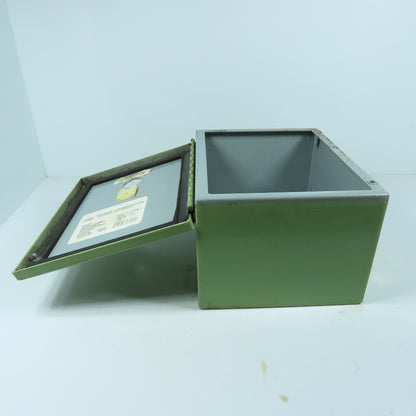 Sullair 10" x 8" x 6" Electrical Enclosure W/ Backplate & Terminal Strip