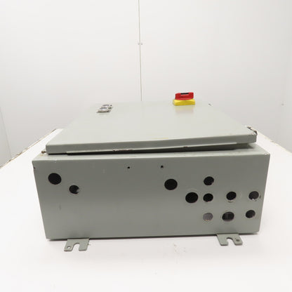SCE 242008LP 20" x 20" x 8" Electrical Enclosure W/ Backplate & 30A Disconnect