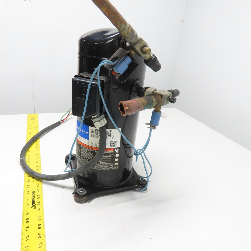 Copland Scroll ZR72KC-TF5-265 Refrigeration Scroll Compressor 200-230V 3Ph