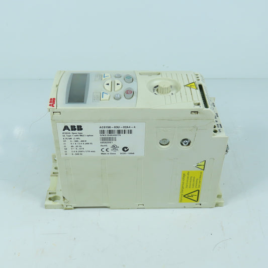 ABB ACS150-03U-02A4-4 0.75kW 1HP Variable Frequency Drive 1 HP 3-380...480V