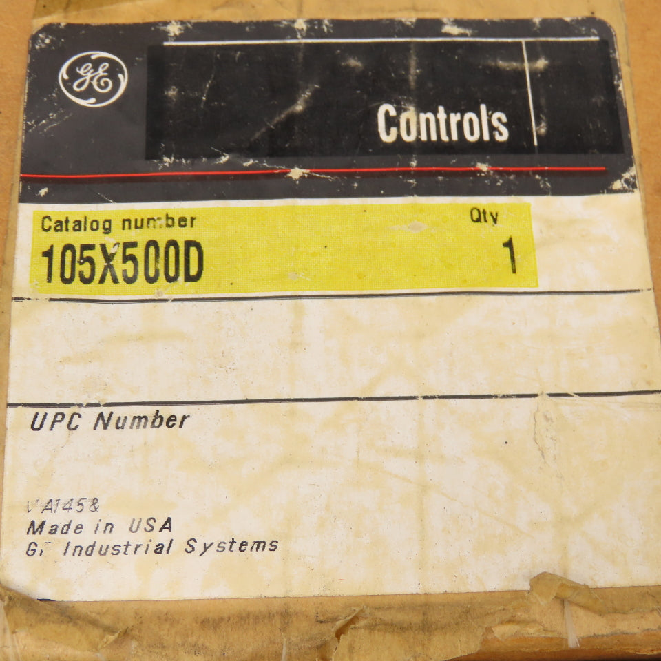 General Electric 105X500D Auxiliary Contact 600V NOS