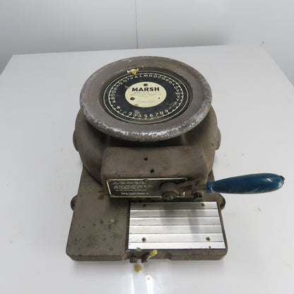 Marsh Model H 1/2" Diagraph Stencil Cutting Machine