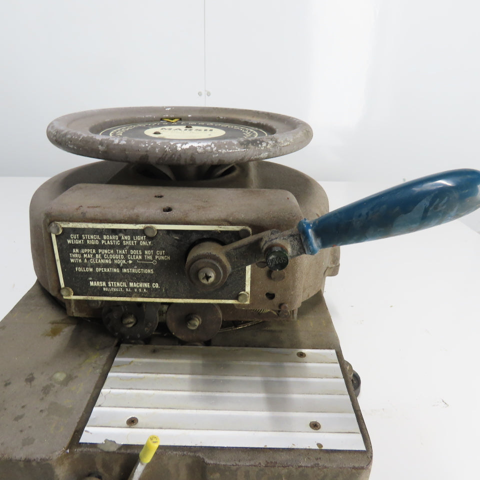 Marsh Model H 1/2" Diagraph Stencil Cutting Machine