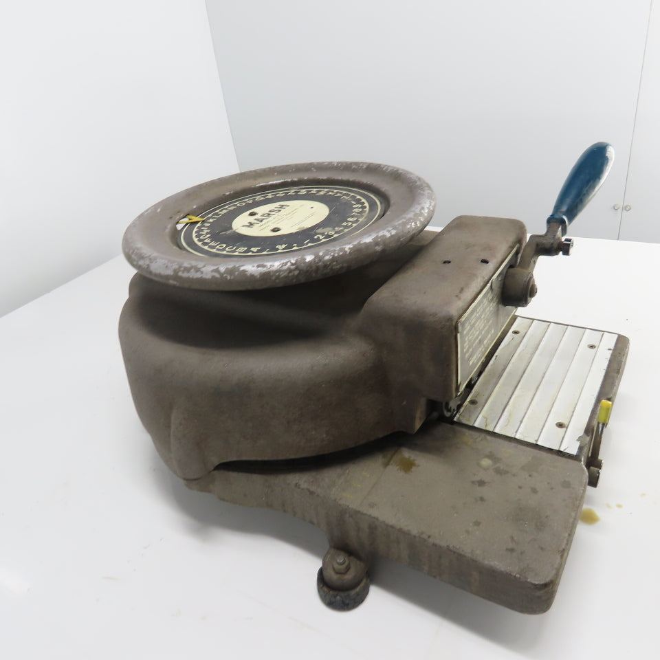 Marsh Model H 1/2" Diagraph Stencil Cutting Machine