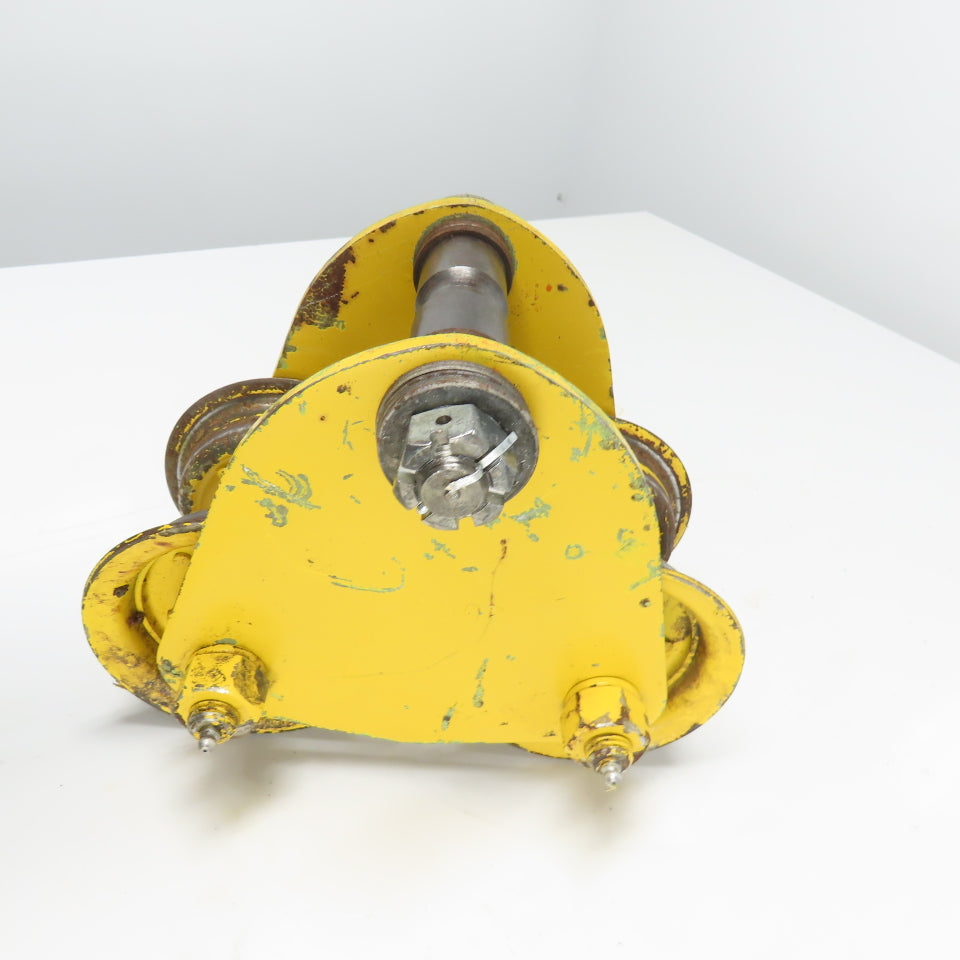 1 Ton 2000LB Push/Pull Hoist Beam Trolley 3" To 5-1/2" Flange