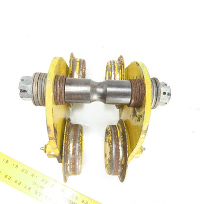 1 Ton 2000LB Push/Pull Hoist Beam Trolley 3" To 5-1/2" Flange
