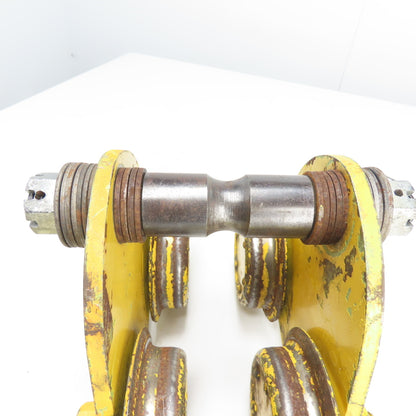 1 Ton 2000LB Push/Pull Hoist Beam Trolley 3" To 5-1/2" Flange