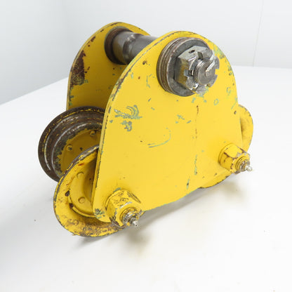 1 Ton 2000LB Push/Pull Hoist Beam Trolley 3" To 5-1/2" Flange
