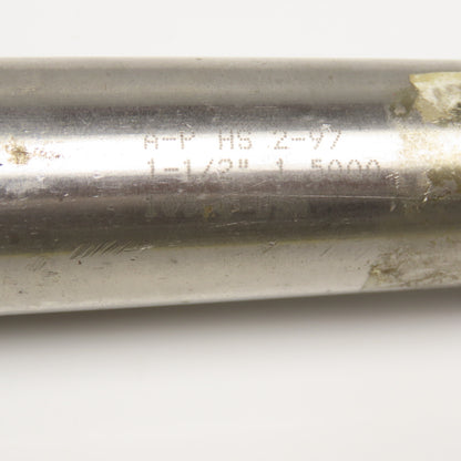 1-1/2" Diam. Reamer 10 Flute MT4 Tapered Shank 13" OAL