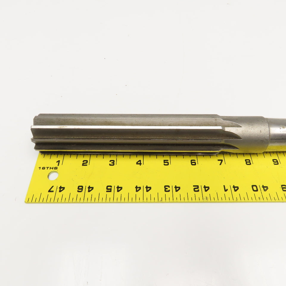 1-1/2" Diam. Reamer 10 Flute MT4 Tapered Shank 13" OAL