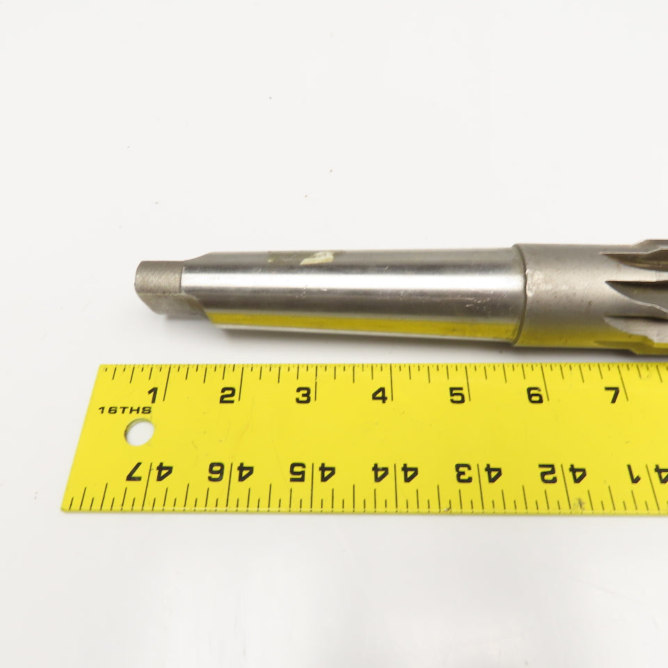 1-1/2" Diam. Reamer 10 Flute MT4 Tapered Shank 13" OAL