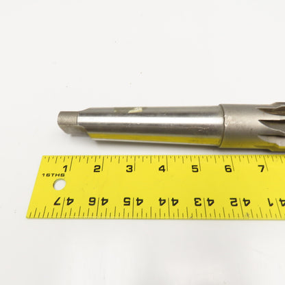 1-1/2" Diam. Reamer 10 Flute MT4 Tapered Shank 13" OAL