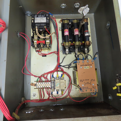 Roto Finish Timer Control Panel Station 3Ph 20"x16"x9"