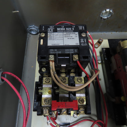Roto Finish Timer Control Panel Station 3Ph 20"x16"x9"