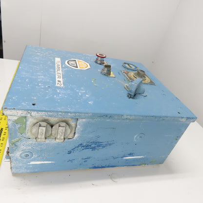 Roto Finish Timer Control Panel Station 3Ph 20"x16"x9"