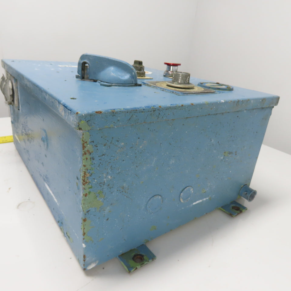 Roto Finish Timer Control Panel Station 3Ph 20"x16"x9"